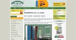 Desktop Screenshot of kovoartikl.cz